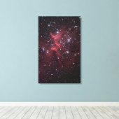 Melotte-15, Kerncluster van IC1805 Canvas Afdruk (Insitu (Houten vloer))