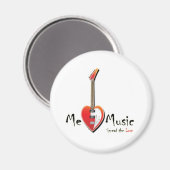 MeLoveMusic Magneet (Voorkant / Achterkant)