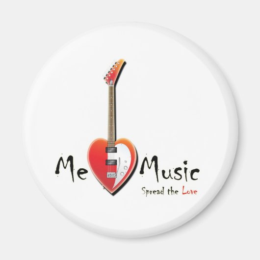 MeLoveMusic Magneet (Voorkant)