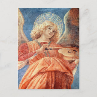 Melozzo da Forli - Engel met viooltje Briefkaart