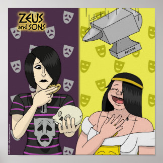 Melpomene en Thalia Poster