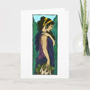 Melpomene Wenskaart Kaart