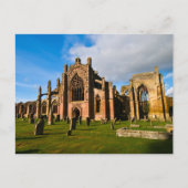Melrose Abbey, Schotland Briefkaart (Voorkant)