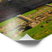 Melrose Abbey, Schotland Foto print Afdruk (Hoek)