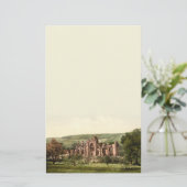 Melrose Abbey, Schotse grens, Schotland Briefpapier (Staand voorkant)