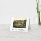 Melrose Abdij, de Kaart van de Nota van Schotland (Achterkant)