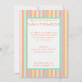 Melrose Baby shower Invite Kaart (Achterkant)