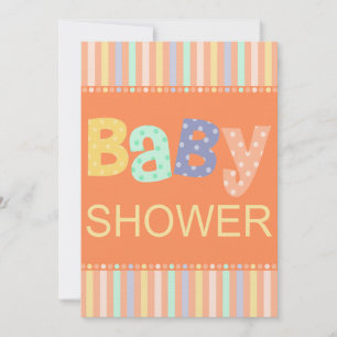Melrose Baby shower Invite Kaart