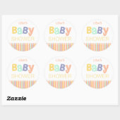 Melrose Baby shower Stickers (Vel)