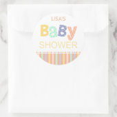 Melrose Baby shower Stickers (Tas)