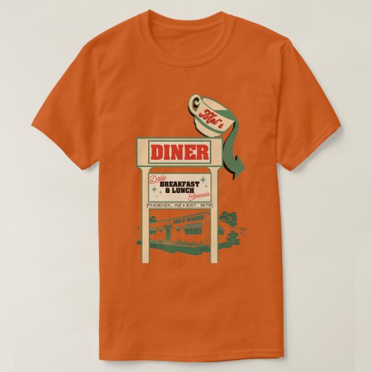 Mels Diner T-shirt (Design voorkant)