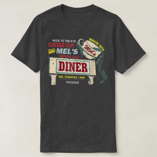 Mel's Diner van Alice in nood T-shirt (Design voorkant)