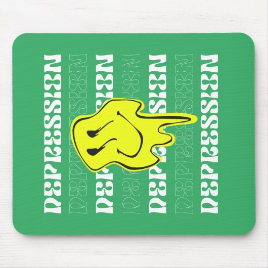 MELT_Depressie Mousepad Muismat (Voorkant)