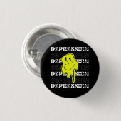 MELT_Depressie_Zwart Button (Voorkant /achterkant)