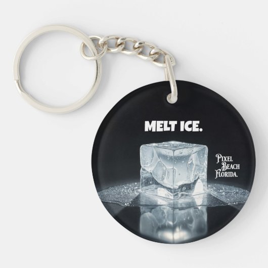MELT ICE. Keychain (Voorkant)