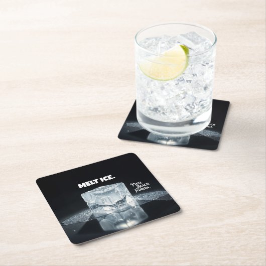 MELT ICE. Keychain Kartonnen Onderzetters (Insitu)