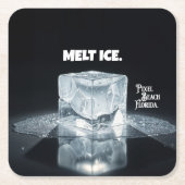 MELT ICE. Keychain Kartonnen Onderzetters (Voorkant)