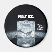 MELT ICE. Keychain Magneet (Voorkant)