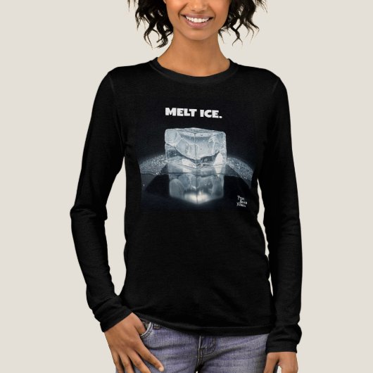 MELT ICE. Tri-Blend SHIRT (Voorkant)
