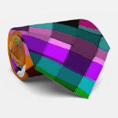 Meltdown Abstract Stropdas (Opgerold)