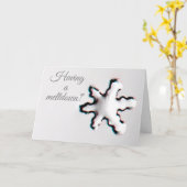 Meltdown Greeting Card Kaart (Gele Bloem)