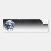Meltdown (halve Universele achtergrond) Bumpersticker (Voorkant)