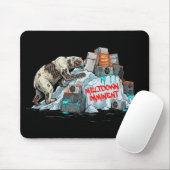 Meltdown Imminent – Climate Collapse Polar Bear Muismat (Met muis)