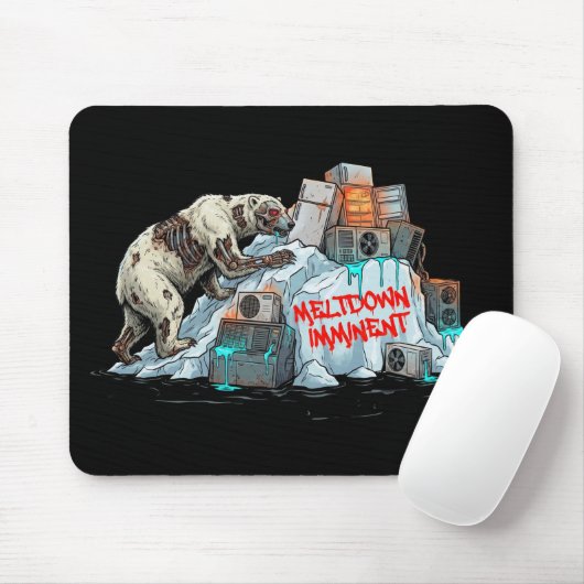 Meltdown Imminent – Climate Collapse Polar Bear Muismat (Met muis)
