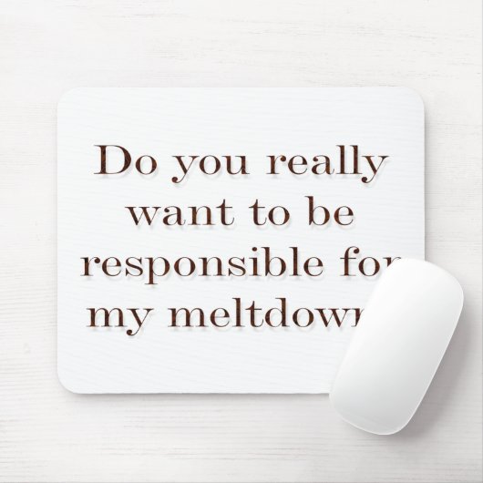 Meltdown? Muismat (Met muis)