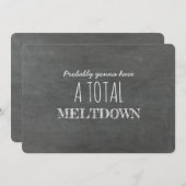 Meltdown Sweet Bridesmaid Voorstel Kaart (Voorkant / Achterkant)