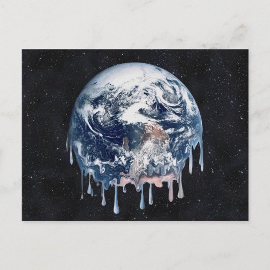 Meltdown (volledige universum-achtergrond) briefkaart (Voorkant)