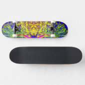 Melted Branch Neon Skateboard (Horizontaal)