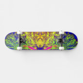 Melted Branch Neon Skateboard (Horizontaal)
