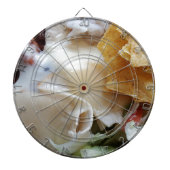 Melted Cheese Nacho Funny Food Dartbord (Voorkant)