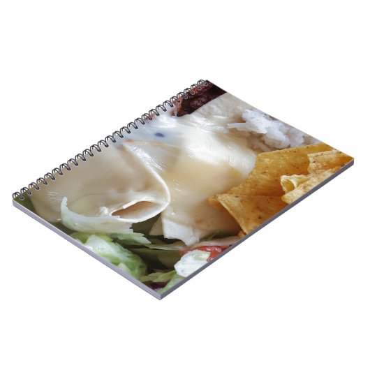 Melted Cheese Nacho Funny Food Notitieboek (Linkerzijde)