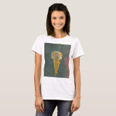 Melted chocolate ice cream cone t-shirt (Voorkant volledig)