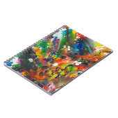 Melted Crayon Art-laptop Notitieboek (Linkerzijde)