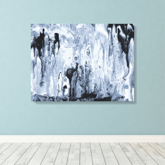 Melted Darkness Canvas Afdruk (Insitu (Houten vloer))