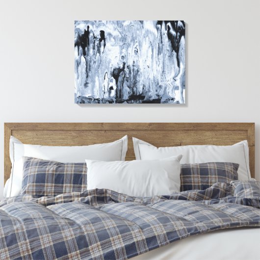 Melted Darkness Canvas Afdruk (Insitu (Slaapkamer))