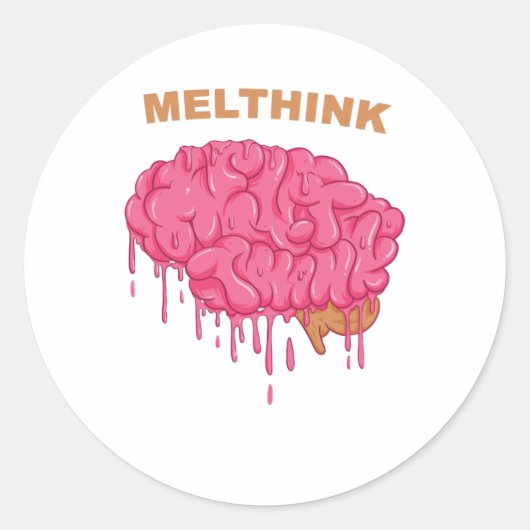 Melthink Ronde Sticker (Voorkant)
