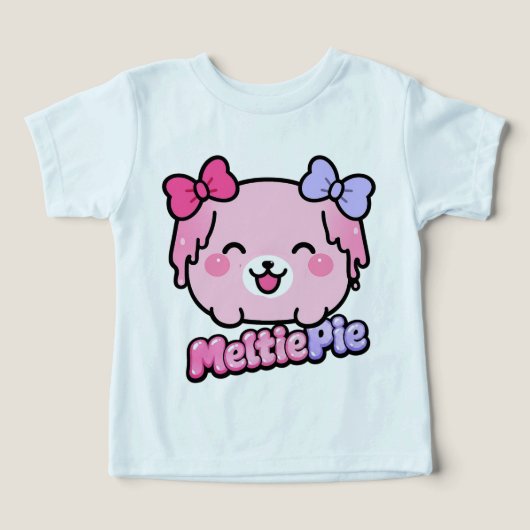 Meltie Pie Schattig Pastel Kawaii Ontwerp  (Design voorkant)