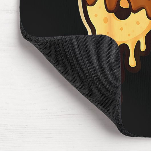 Melting 67 Dessert Style Ice Cream Drip Number Art Muismat (Hoek)