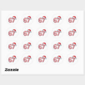 Melting Candy Cane 6 7 Ice Drip Meme 6 7 Costume C Ronde Sticker (Vel)