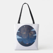 Melting Cheesy Pepperoni Pizza Slice Tote Bag (Achterkant)