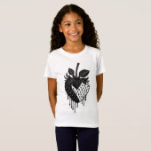Melting Drip Strawberry Artwork T-shirt (Voorkant volledig)