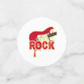 Melting Electric Rock Guitar Confetti (Kleine voorkant)