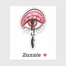 Melting Eye Psychedelic Pastel Gothic Art