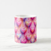Melting Heart Mug – Pastel Love Design Koffiemok (Center)