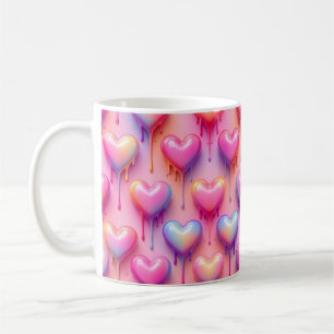 Melting Heart Mug – Pastel Love Design Koffiemok
