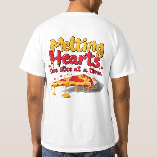 Melting Hearts, One Slice at a Time T-shirt (Achterkant)